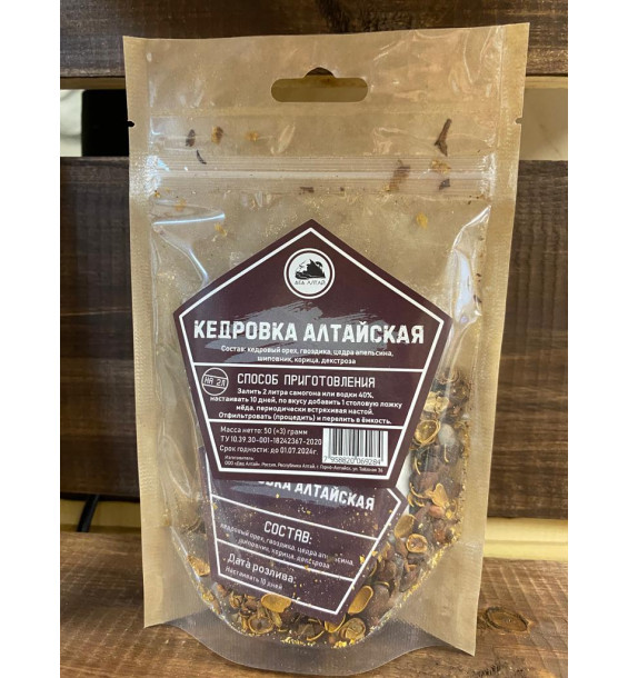 Настойка "Дед Алтай" Кедровка Алтайская
